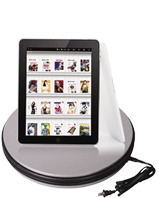 Bàn quay - bàn trưng bày RentiMak - trưng bày iPad