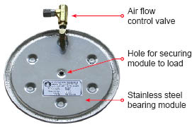 hình ảnh của module đĩa đệm khí khung loại thép không gỉ