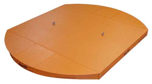 Một loại bàn xoay, mặt rộng, sử dụng ở tập đoàn Pilkington.
